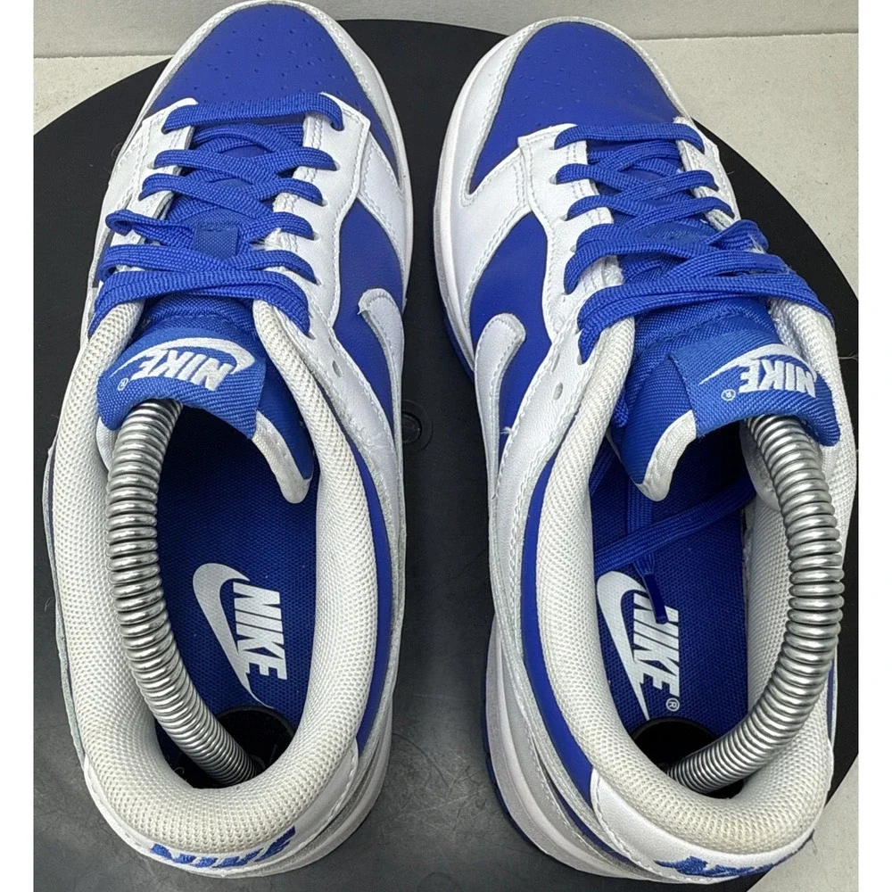 Nike Dunk Low Racer Blue White Reverse Kentucky Mens Sneaker DD1391-401 Size 7.5